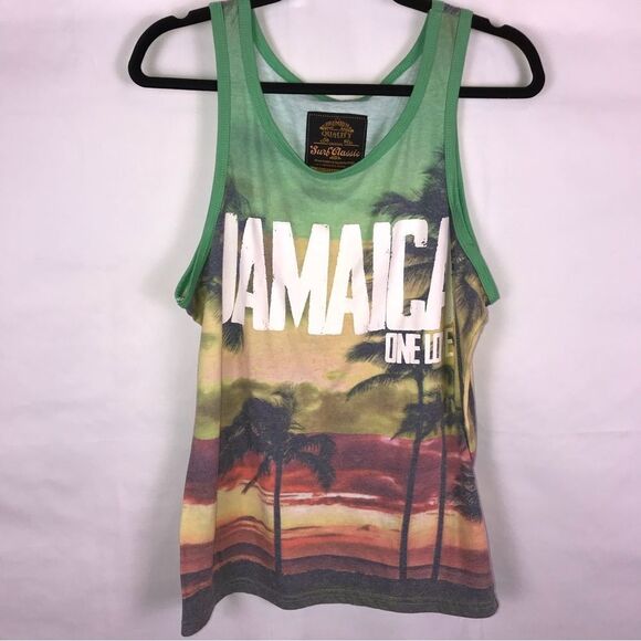 Surf Classic “Jamaica One Love” Printed Tank Top - Picture 1 of 4